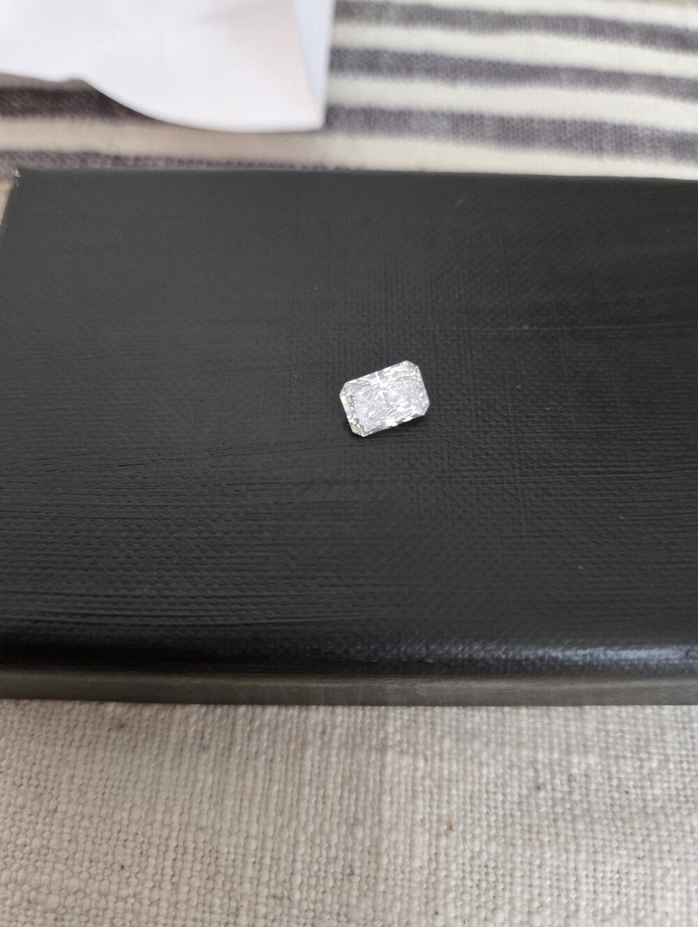 Certified Lab Grown Diamond,  Radiant Cut, 1.6 CT, F Color,  VS1 Clarity - Picture 13 of 16
